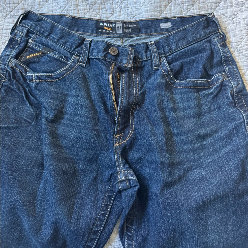 Men’s Ariat Rebar M4 Relaxed Bootcut Jeans 34x34